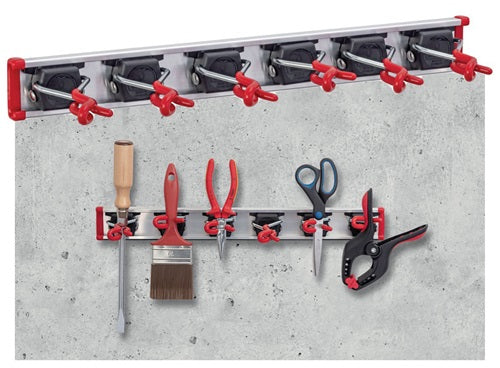 Gerätehalter Set mini Länge 05 m Halter 6 Aluminium / Kunststoff BRUNS – Ansicht 3