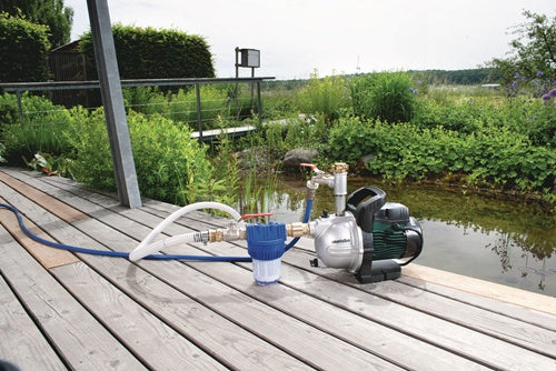 Gartenpumpe P 3300 G 3300 l/h 45 m 45 bar 900 W Grauguss 254 mm (1?) IG METABO – Ansicht 3