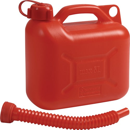 Transportkraftstoffkanister 5 l rot HD-PE L265xB135xH270mm NOW