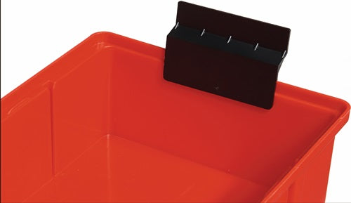 Auszugsperre für Regalkasten B93/152/186mm schwarz PP LA-KA-PE
