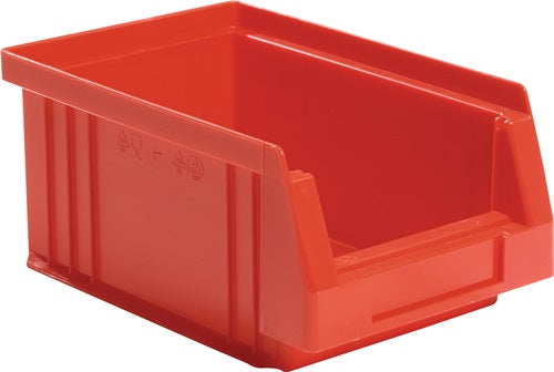 Sichtlagerkasten PLK L164xB105xH75mm PP rot LA-KA-PE