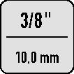 Steckschlüsseleinsatz IN 30 3/8 ? Innen-6-kant Schlüsselweiße 10 mm Länge 49 mm GEDORE – Ansicht 4