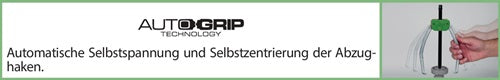 Abzieher 43-1 Spanntiefe 50 mm Spannweiße 60 mm Gewicht 022 kg 1 t KUKKO – Ansicht 3