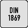 Tieflochspiralbohrer DIN 1869/2 Typ W D7mm HSS-E Reihe 2 DORMER – Ansicht 3