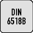 Viertelkreisprofilfräser DIN 6518 B Typ N Radius 8 mm HSS-Co DIN 1835 B Schneidenanzahl 4 MAYKESTAG – Ansicht 4