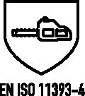 Forstschutzhandschuhe WOODS Mechanics Größe L schwarz/rot/gelb EN 388 EN ISO 11393 Form A Typ 2 PSA-Kategorie – Ansicht 5