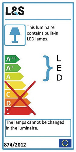 3-er Set Einbauleuchte Chip Warmweiß 12 V 12 W Rahmenfarbe Edelstahloptik L&S – Ansicht 3