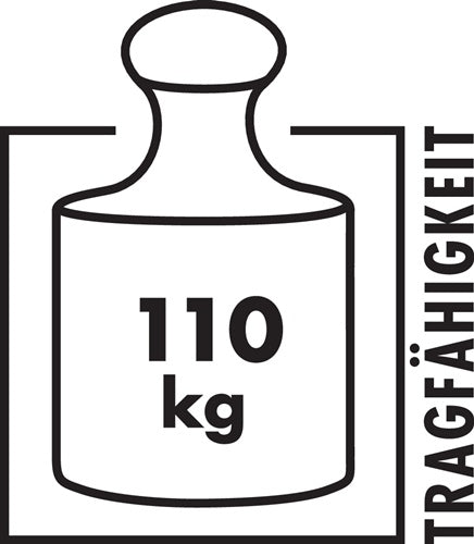 Bürodrehstuhl mit Permanentkontakt schwarz 420-550 mm ohne Armlehnen Tragfähigkeit 110 kg TOPSTAR – Ansicht 4