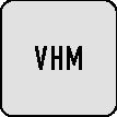 Gravierstichel Profil D Ø 10 mm VHM Gesamtlänge 75 mm WERNER WILKE – Ansicht 3