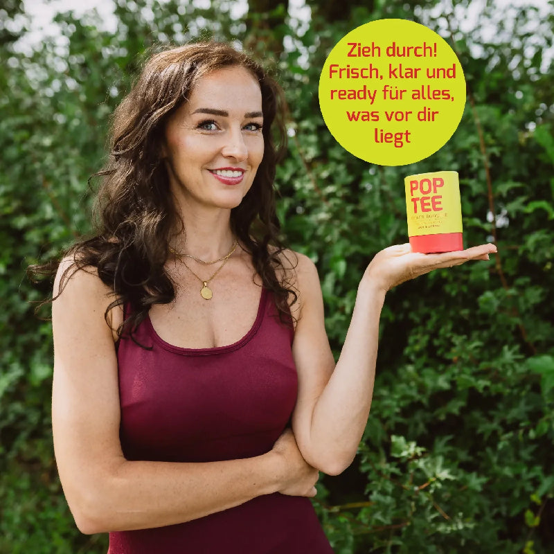 Power Booster - Mate & Zitrone | Bio-Tee – POP TEE – Ansicht 6
