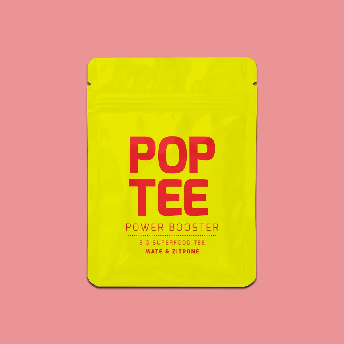 Power Booster - Mate & Zitrone | Bio-Tee – POP TEE – Ansicht 2