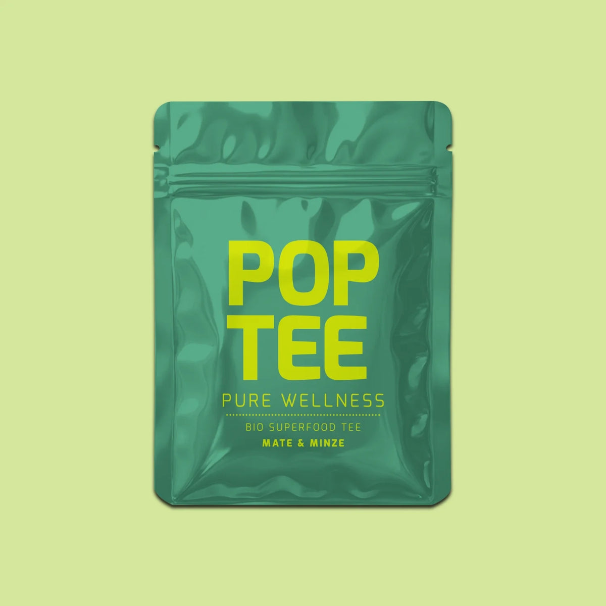 Pure Wellness - Mate & Minze | Bio-Tee – POP TEE – Ansicht 2