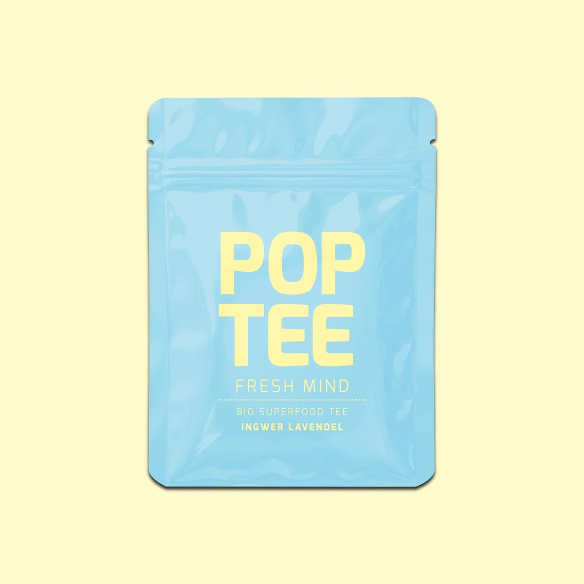 Fresh Mind - Ingwer Lavendel | Bio-Tee – POP TEE – Ansicht 2