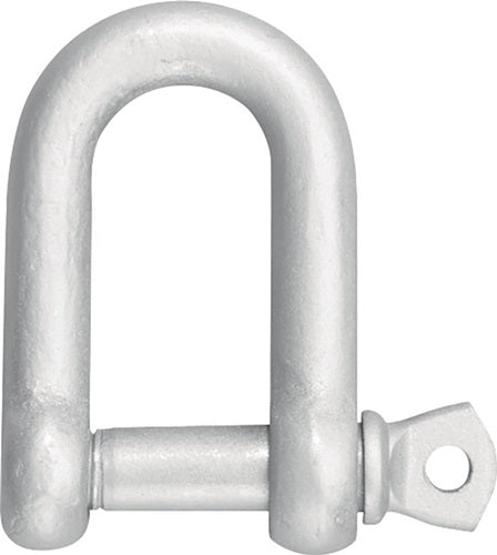 Schäkel Tragfähigkeit 500 kg Bügel/Bolzen 12 mm gerade Form - VPE: 25
