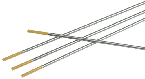 Wolframelektrode WL 15 Ø 16 mm Länge 175 mm gold LITTY - VPE: 10