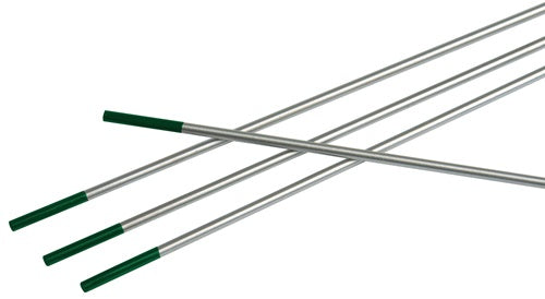 Wolframelektrode WP Ø 24 mm Länge 175 mm grün LITTY - VPE: 10