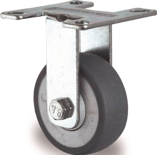 Bockrolle 100mm 100kg VG Kugell.77x67mm TECWERK