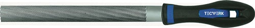 Werkstattfeile DIN 7261 L.250mm Q.25x7mm Hieb 2 Halbrund 2K-Ergo TECWERK