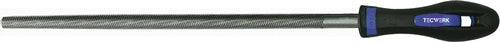 Werkstattfeile DIN 7261 L.150mm Q.6,3mm Hieb 2 Rund 2K-Ergo TECWERK