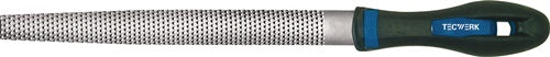 Holzraspel DIN 7263 C L.200mm Q.20x5,5mm Hieb 2 halbrd.2K-Ergo TECWERK
