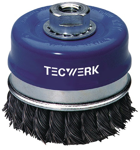 Topfbürste D.80mm Drahtstärke 0,5mm STA 8500min-¹ TECWERK