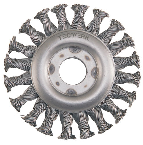 Rundbürste D.115mm Drahtstärke 0,5mm STA 12mm 12500min-¹ TECWERK