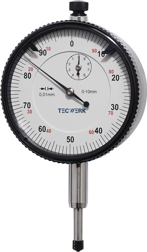 Messuhr DIN 878 10mm Abl.0,01mm TECWERK