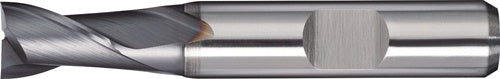 Bohrnutenfräser DIN 327D TypN D.6mm HSS-Co8 TiCN Weldon Z.2 kurz TECWERK
