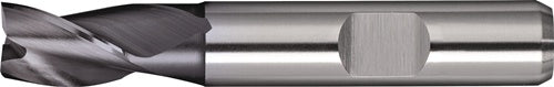Bohrnutenfräser DIN 327 TypN D.20mm HSS-Co8 TiCN Weldon Z.3 kurz TECWERK