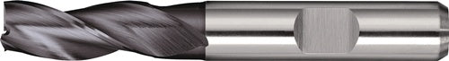 Bohrnutenfräser DIN 844 TypN D.9mm HSS-Co8 TiCN Weldon Z.3 lang TECWERK