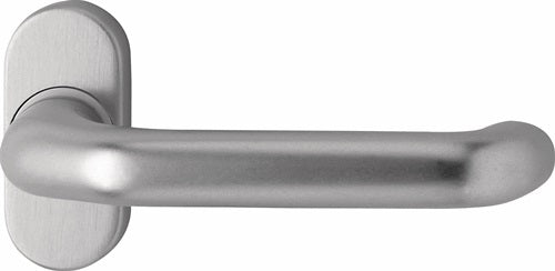 Feuerschutzdrückerlochteil 1300/2133 Aluminium F1 gekröpft Vierkant 9 mm EDI