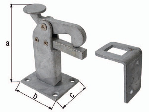Torfeststeller Stahl verzinkt 6 / 55 mm GAH