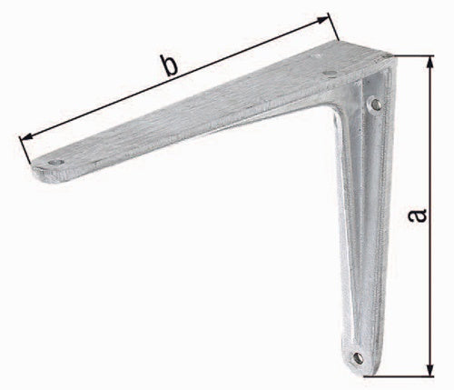 Konsole Länge 300 mm Höhe 250 mm Aluminiumguss Tragfähigkeit 90 kg GAH