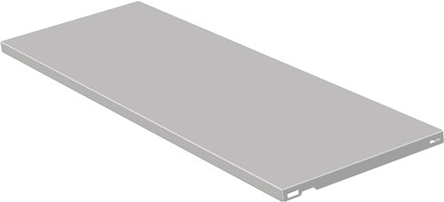 Stahlfachboden Breite 800 mm Tiefe 250 mm Stahl weißaluminium ELEMENT SYSTEM