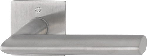 Türdrückerpaar Stockholm E1140Z/848N Edelstahl F69 mit Drückerrosetten Vierkant 8 mm HOPPE