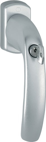 Fenstergriff New York 0810SVS/U10 Aluminium 32 mm F1 / naturfarbig abschließbar HOPPE
