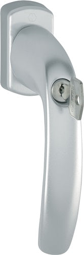 Fenstergriff New York 0810S/U10 Aluminium 32 mm F1 / naturfarbig abschließbar HOPPE