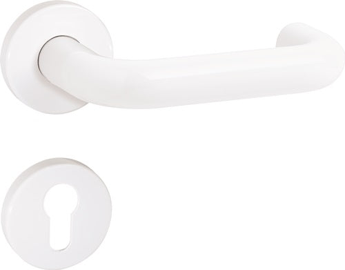 Rosettengarnitur 111R01230 Kunststoff 90 U-Form PZ DIN links / rechts D/D HEWI