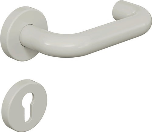Rosettengarnitur 111R01130 Kunststoff 97 U-Form PZ DIN links / rechts D/D HEWI
