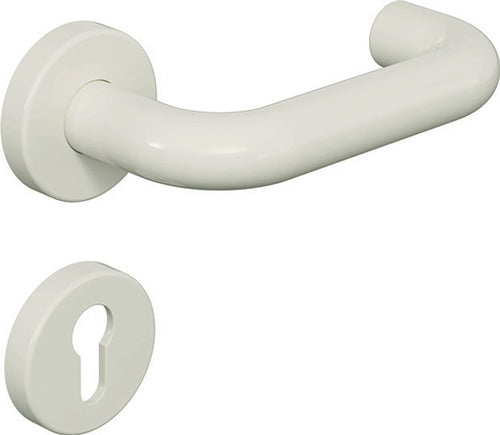 Rosettengarnitur 111R01130 Kunststoff 99 U-Form PZ DIN links / rechts D/D HEWI