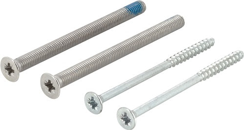 Befestigungsset Sertos® G/G 50-55 mm M5 x 65 + 40 x 60 Vierkant ohne HOPPE