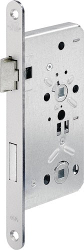 Zimmertür-Einsteckschloss 515 BAD 20/ 65/78/8 mm DIN rechts silber abgerundet Klasse 3 Zinkdruckgruss BKS