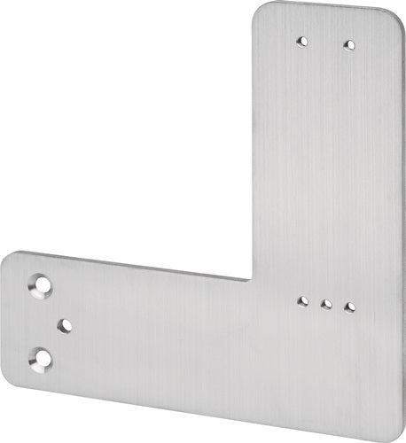 Montageplatte Montage an Rohrrahmentür Türwächter DENI DIN links / rechts L210xB160mm DENI