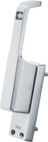 Türtreibriegel 980 DIN links silber eloxiert Leichtmetall 23 mm Rundstange 10 mm FUHR