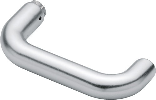 Türdrückerlochteil Paris 138L Aluminium F1 / naturfarbig Vierkant 8 mm DIN links / rechts HOPPE