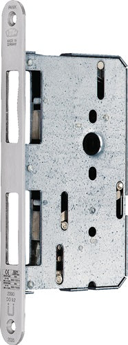 Panik-Treibriegelschloss 2390 abgerundet 20/65/9 mm DIN links Edelstahl BKS