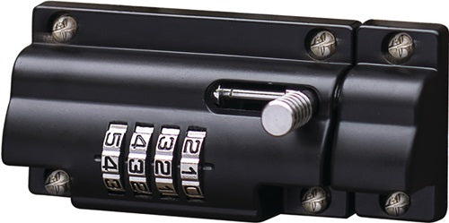 Schlossriegel Länge 112 mm Breite 50 mm Zinkdruckguss schwarz BURG-WÄCHTER