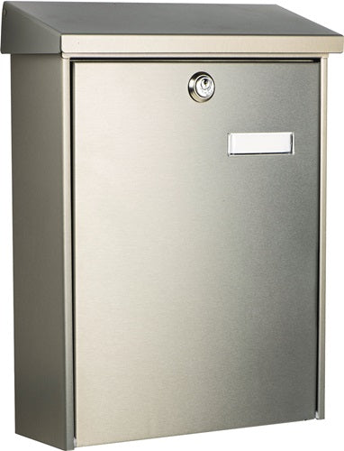 Briefkasten Oslo 3767 NI Höhe 400 mm Breite 300 mm Tiefe 110 mm Edelstahl DIN C4 BURG-WÄCHTER