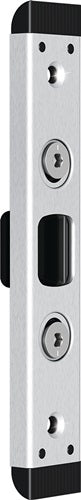 Schließteil 59076 Bolzenriegel U-Stulp 24x8 mm links / rechts silberfarbig FUHR