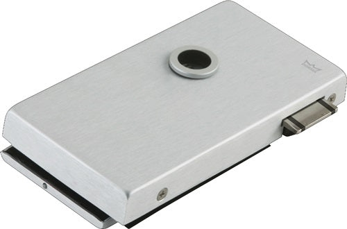 Glastürschloss OFFICE Classic Leichtmetall niro eloxiert PZ DIN links DORMA-GLAS